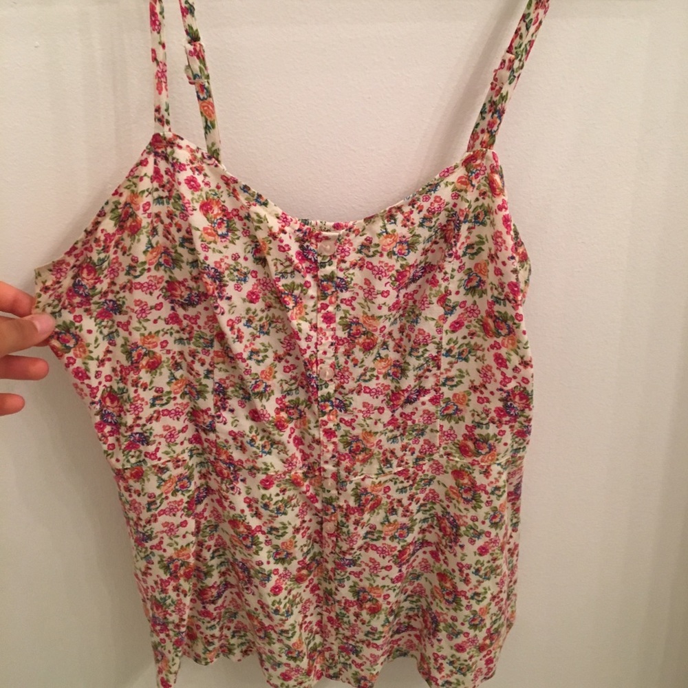 Floral peplum tank top from Kirra